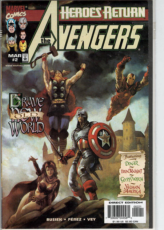Pre-Owned - Avengers #2  (March 1998) Scanned Image Pop Weasel Pre-Owned Comics
