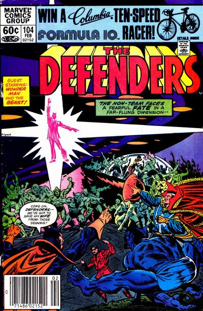 Pre-Owned - The Defenders (1972 series) #104 (February 1982) - Cover Image