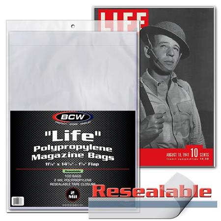 Resealable Life Magazine Bags (pack Of 100) image - Supplies - Image - Pop Weasel