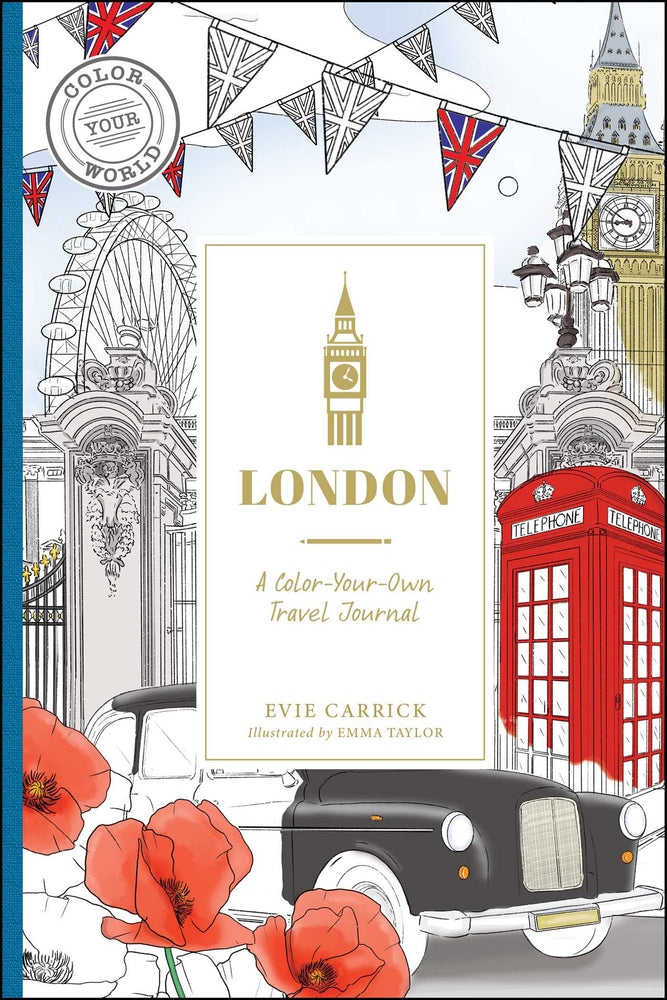 London: A Color-Your-Own Travel Journal - Books - Image - Pop Weasel