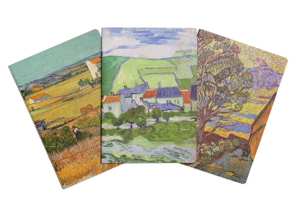 Van Gogh Landscapes Sewn Notebook Collection - Stationery - Image - Pop Weasel