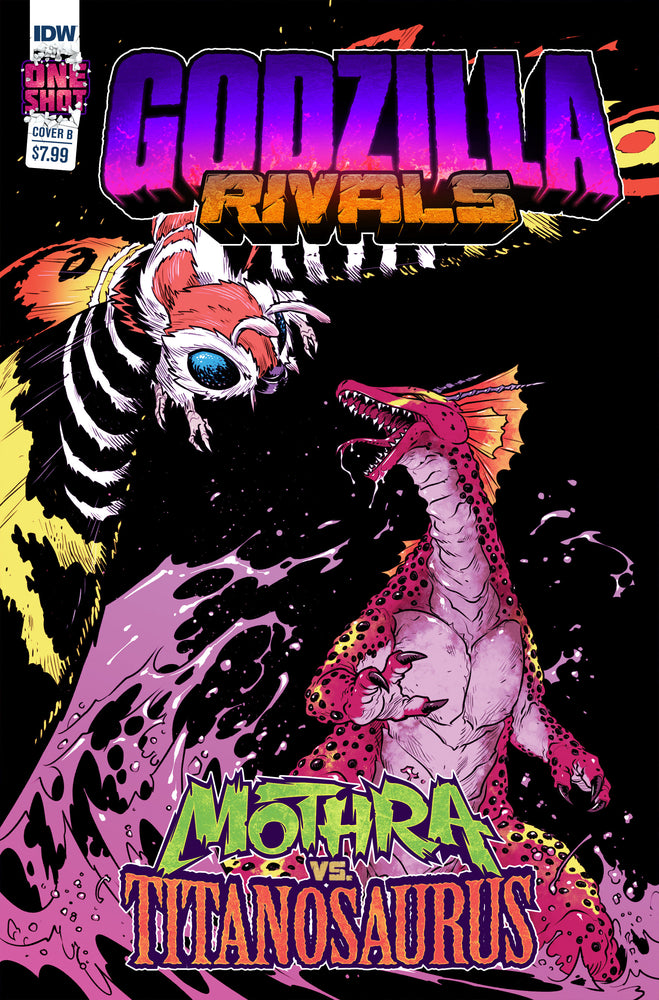 Godzilla Rivals: Mothra Vs. Titanosaurus Variant B (Campbell) - Comics - Image - Pop Weasel