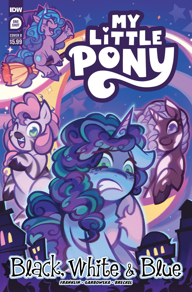 My Little Pony: Black, White & Blue Variant B (Hall) - Comics - Image - Pop Weasel