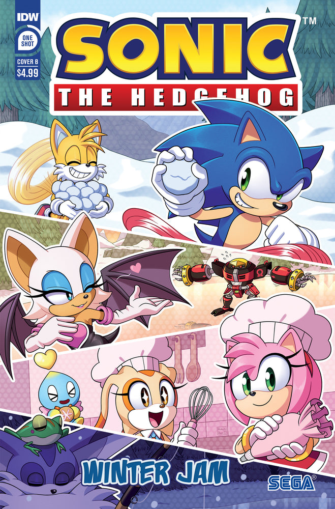 Sonic the Hedgehog: Winter Jam Variant B (Oz) - Comics - Image - Pop Weasel