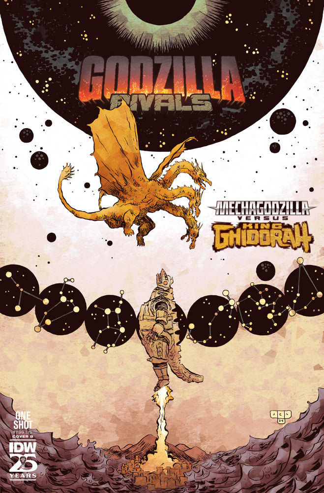 Godzilla Rivals: Mechagodzilla Vs. King Ghidorah Variant B (Lonergan) - Comics - Image - Pop Weasel