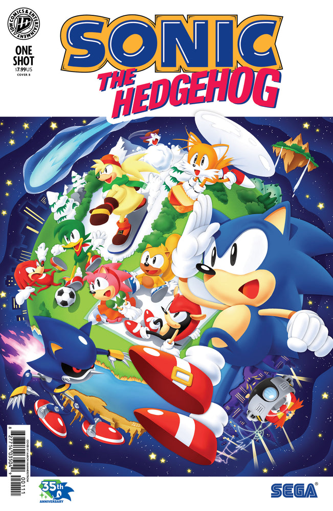 Sonic the Hedgehog: 35th Anniversary Special Variant B (Hammerstrom) - Comics - Image - Pop Weasel