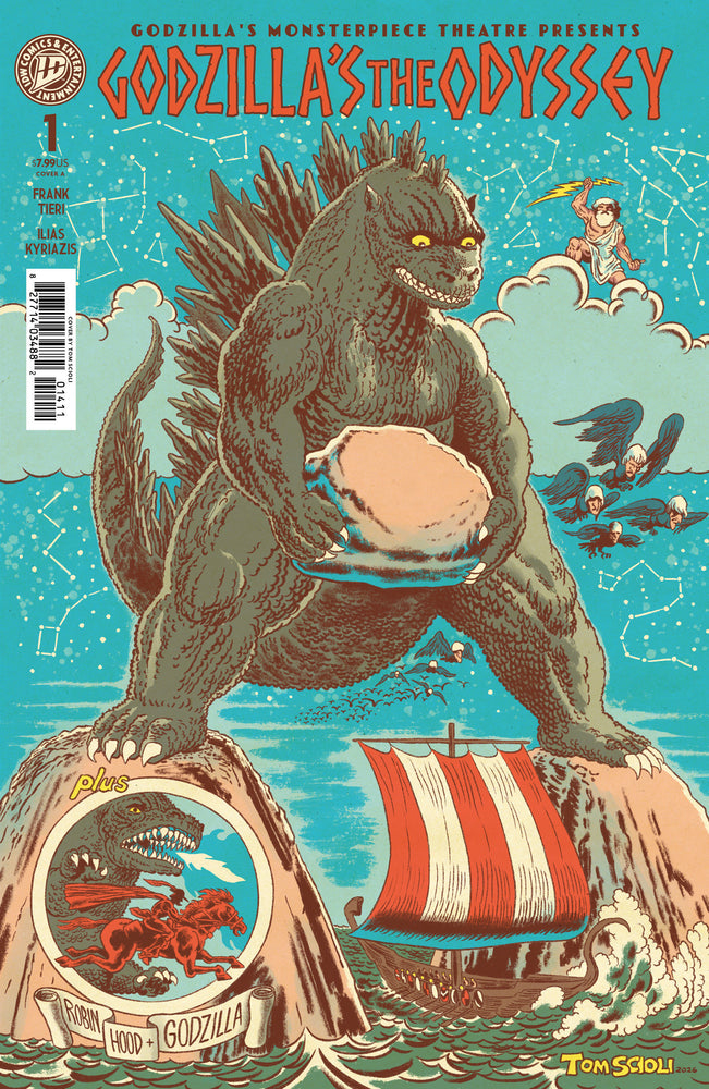 Godzilla’s Monsterpiece Theatre Presents: Godzilla’s The Odyssey Cover A (Scioli) - Comics - Image - Pop Weasel