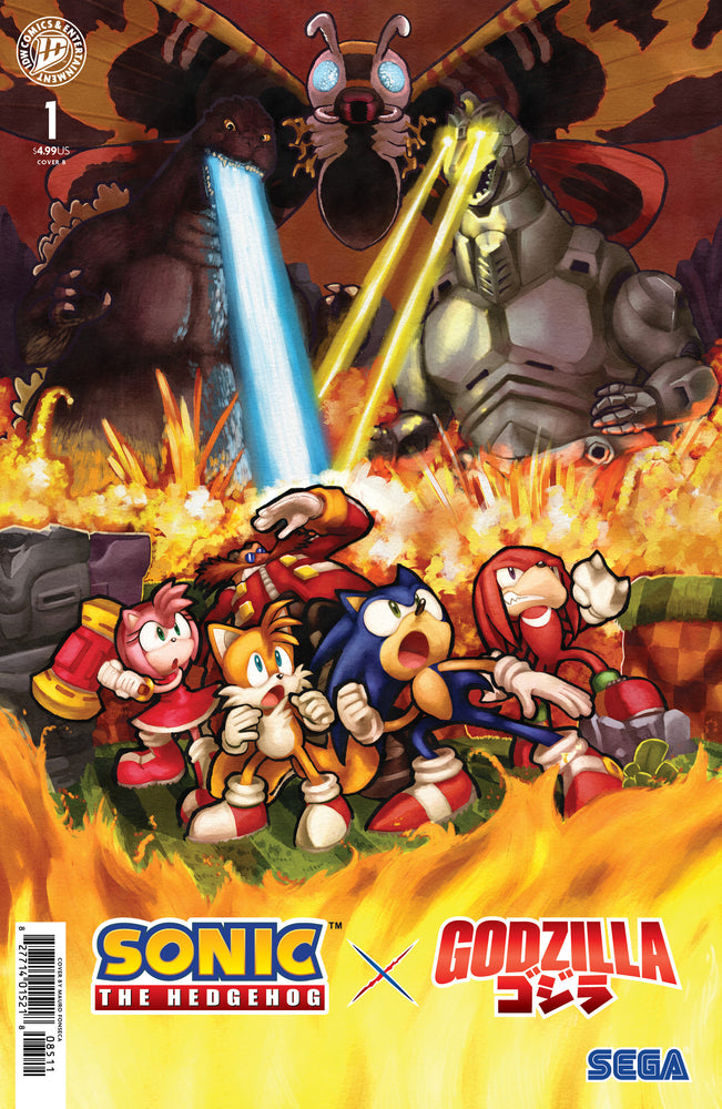Sonic the Hedgehog x Godzilla - Comics - Image - Pop Weasel