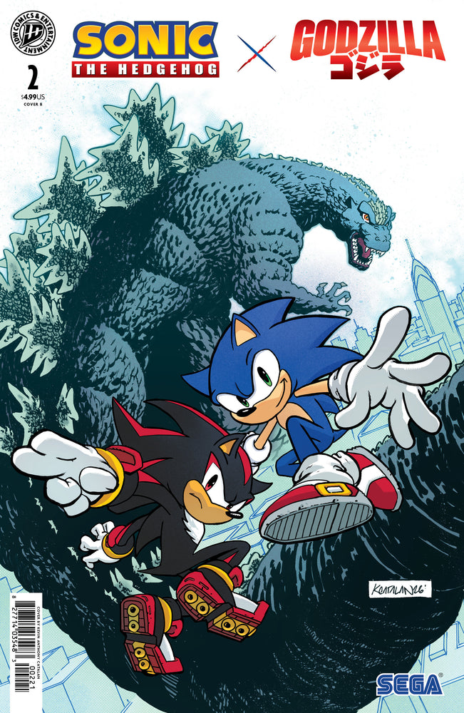 Sonic the Hedgehog x Godzilla - Comics - Image - Pop Weasel