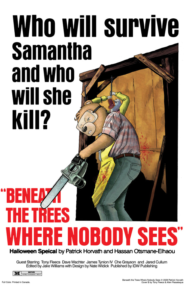 Beneath the Trees Where Nobody Sees Halloween Special Variant B (Fleecs Movie Homage Cover) - Comics - Image - Pop Weasel