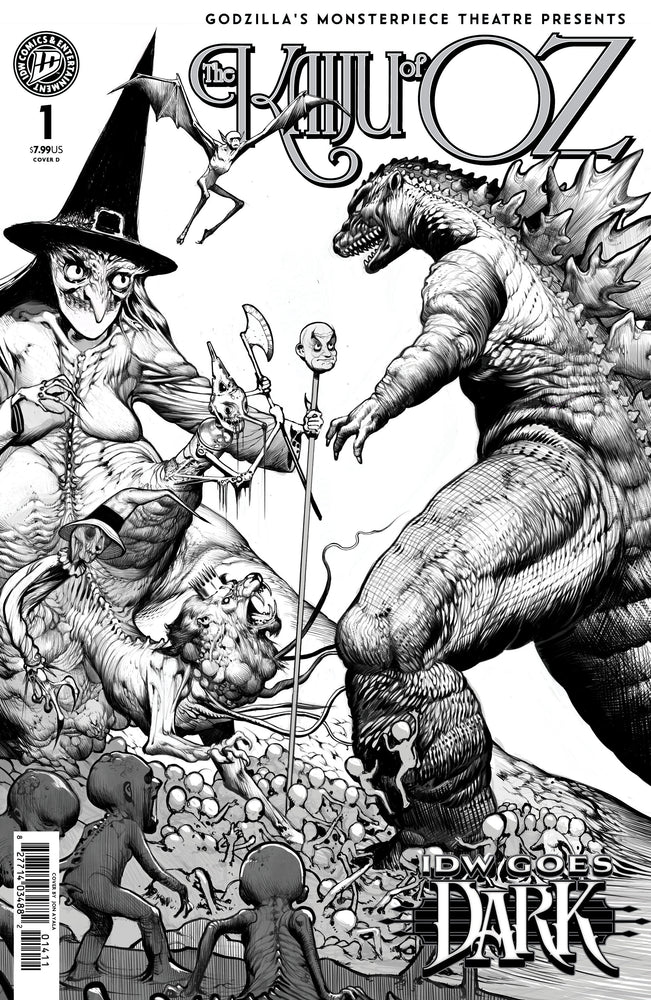 Godzillas Monsterpiece Theatre Presents: The Kaiju of Oz Variant D (Ayala IDW Goes Dark Variant) - Comics - Image - Pop Weasel