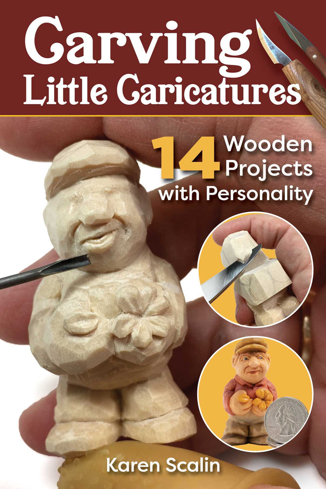 Carving Little Caricatures: 14 Wooden Projects with Personality - Books - Image - Pop Weasel