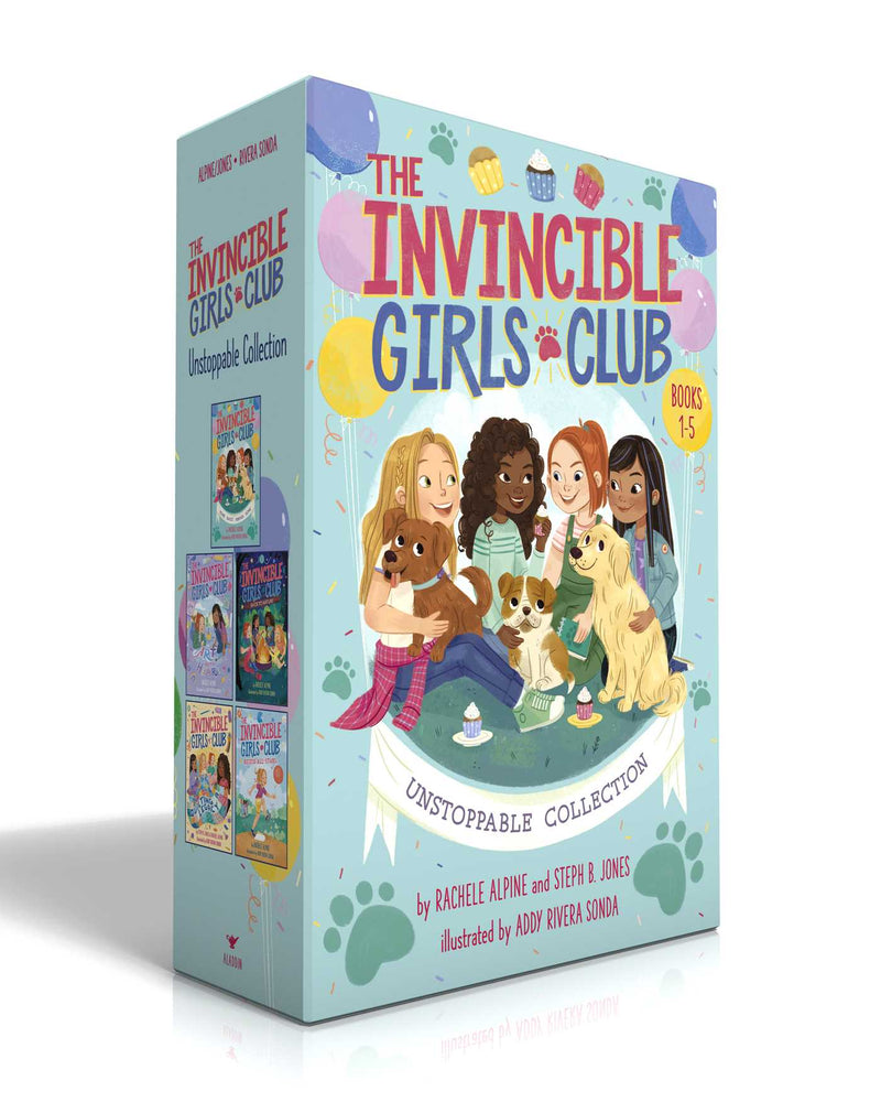 The Invincible Girls Club Unstoppable Collection (Boxed Set): Home Sweet Forever Home; Art with Heart; Back to Nature; Quilting a Legacy; Recess - Childrens Books - Image - Pop Weasel
