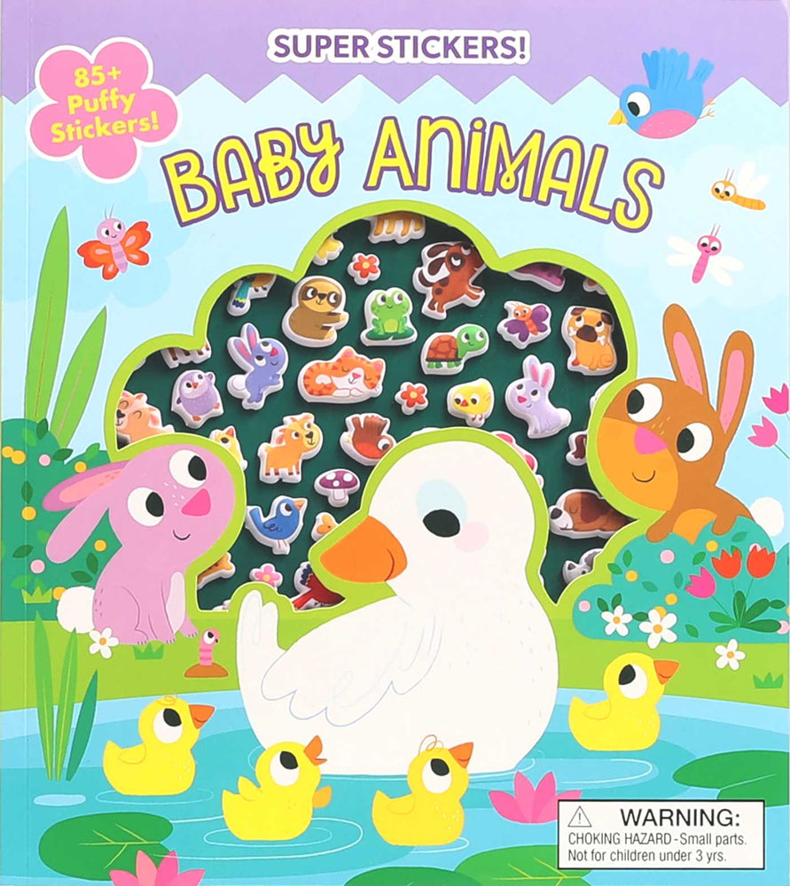 Super Puffy Stickers! Baby Animals - Books - Image - Pop Weasel