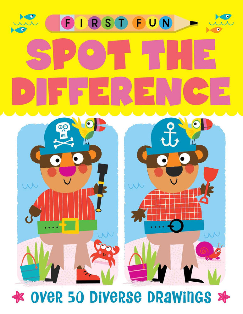 First Fun: Spot the Difference: Over 50 Diverse Drawings - Childrens Books - Image - Pop Weasel