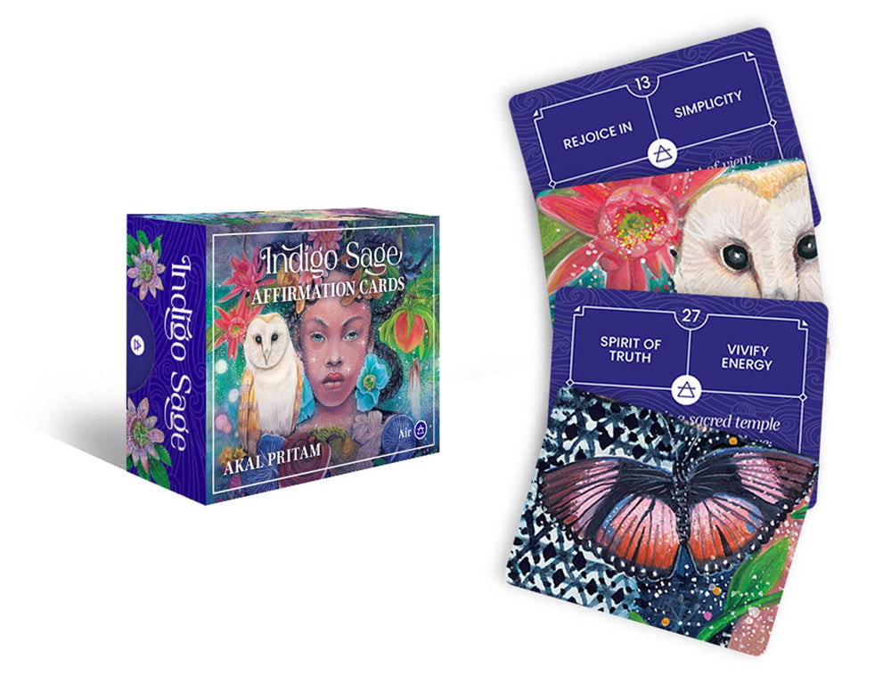 Indigo Sage: Affirmation cards - Books - Image - Pop Weasel