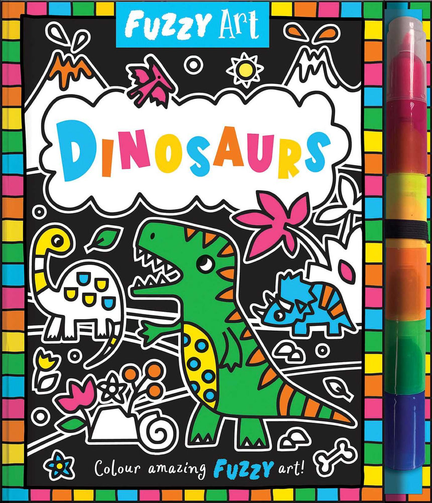 Fuzzy Art Dinosaurs - Childrens Books - Image - Pop Weasel