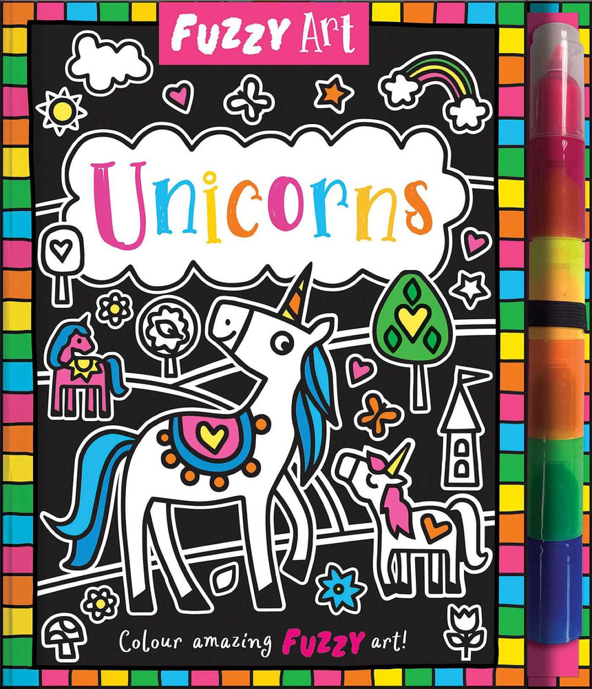 Fuzzy Art Unicorns - Childrens Books - Image - Pop Weasel