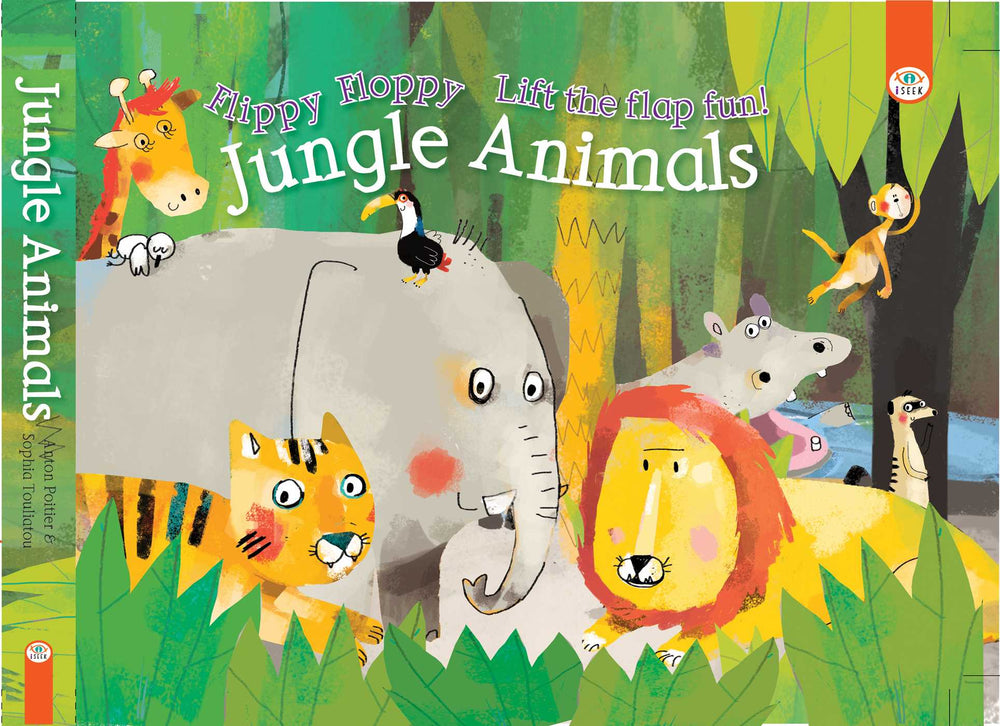 Flippy Floppy Lift the Flap Fun: Jungle Animals - Childrens Books - Image - Pop Weasel