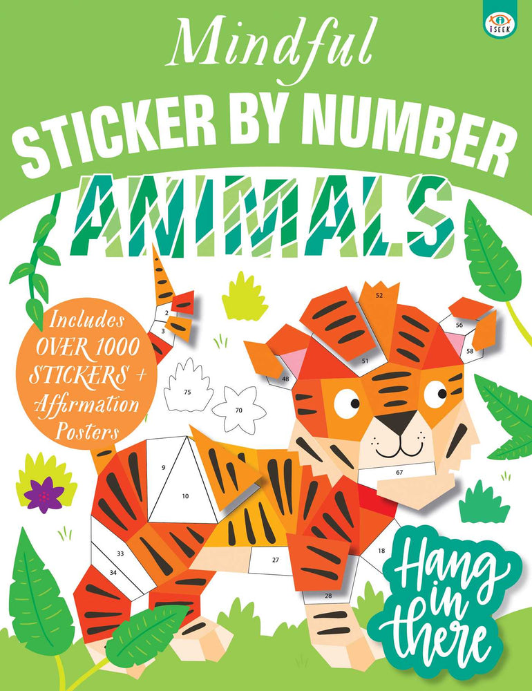 Mindful Sticker by Number: Animals - Books - Image - Pop Weasel