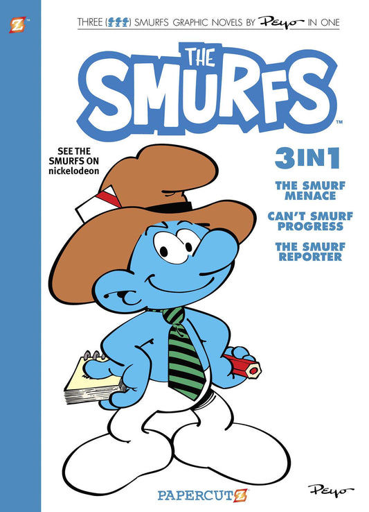 The Smurfs 3-in-1 Vol. 8: Collecting "The Smurf Menace," "Can't Smurf Progress," and "The Smurf Reporter"