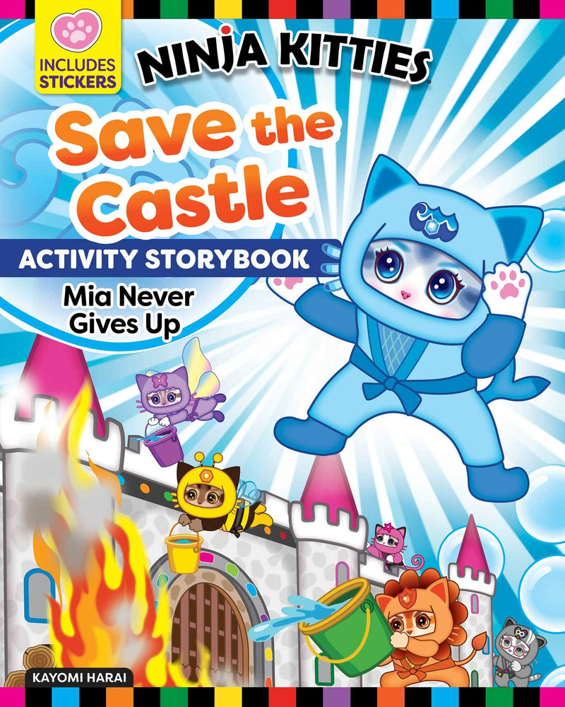 Ninja Kitties Save the Castle Activity Storybook: Mia Never Gives Up - Books - Image - Pop Weasel