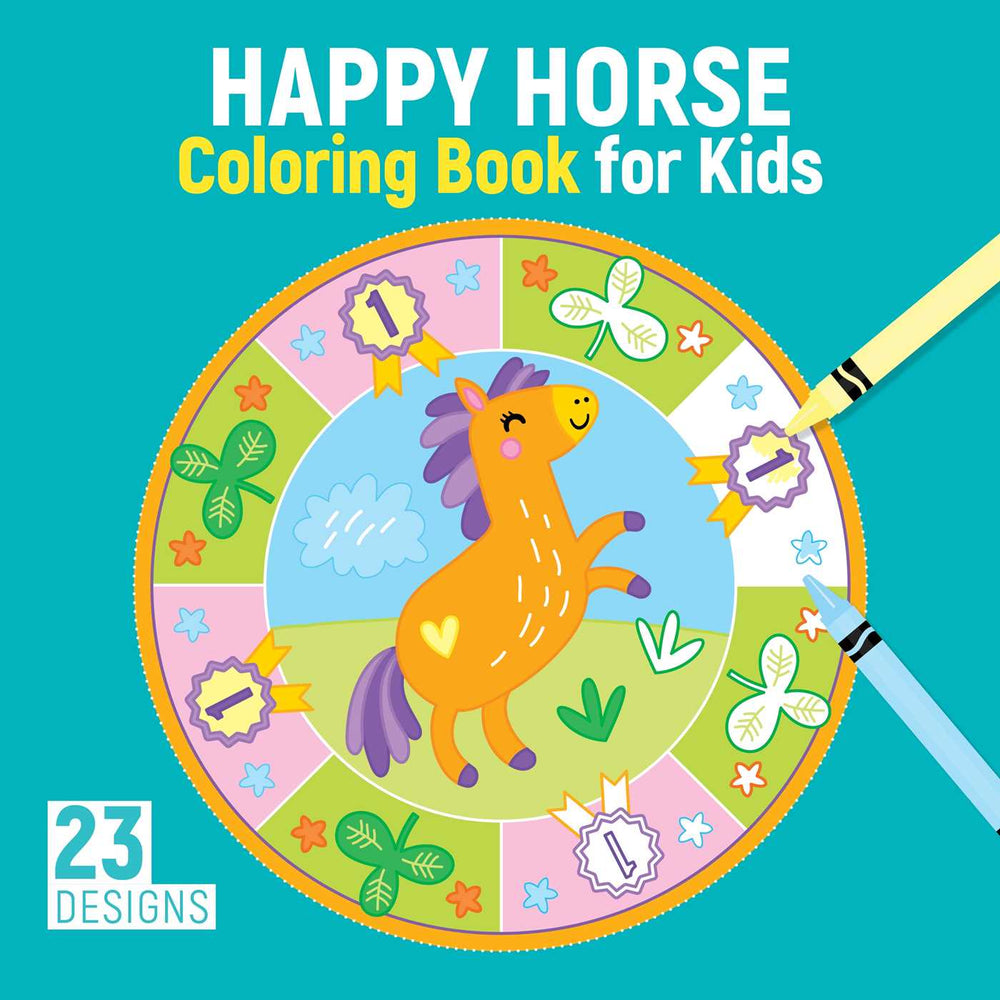 Happy Horse Coloring Book for Kids: 23 Designs - Books - Image - Pop Weasel