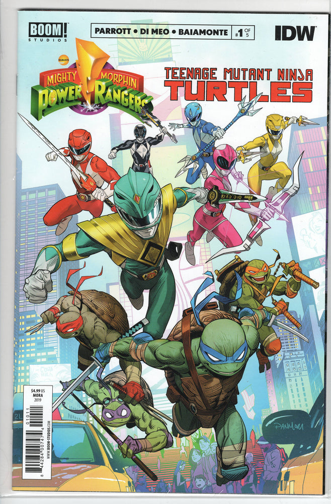Pre-Owned - Mighty Morphin Power Rangers / Teenage Mutant Ninja Turtles - Pre-Owned Comics - Image - Pop Weasel