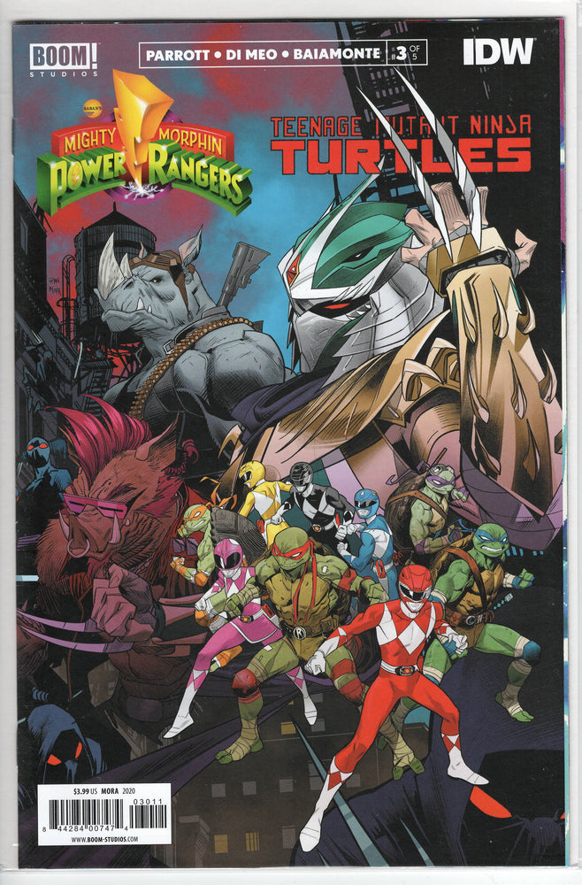 Pre-Owned - Mighty Morphin Power Rangers / Teenage Mutant Ninja Turtles - Pre-Owned Comics - Image - Pop Weasel