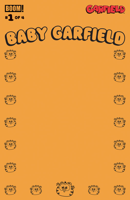Baby Garfield #1 D Blank Sketch Orange Variant (Dressed, Sketch)