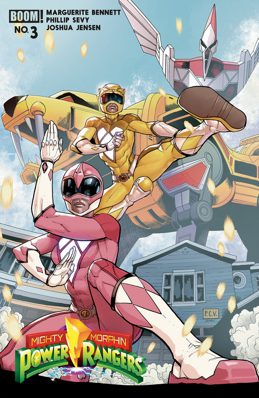 Mighty Morphin Power Rangers (2026) #3 B Variant (Dressed, Sevy)