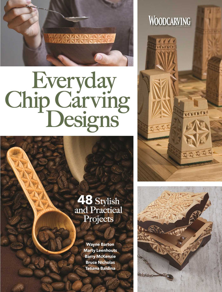 Everyday Chip Carving Designs: 48 Stylish and Practical Projects - Books - Image - Pop Weasel