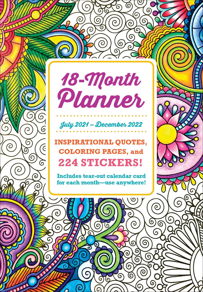 2022 Coloring Planner - Stationery - Image - Pop Weasel