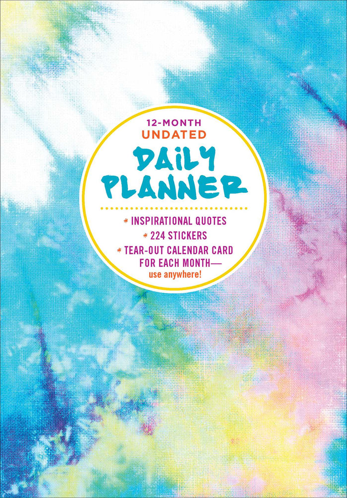 12-Month Undated Daily Planner - Stationery - Image - Pop Weasel