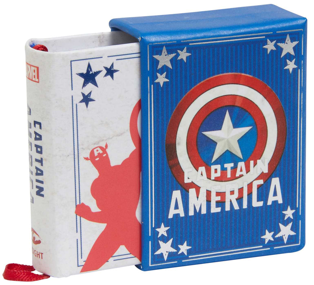 Marvel Comics: Captain America (Tiny Book): Inspirational Quotes From the First Avenger (Fits in the Palm of Your Hand, Stocking Stuffer, Nove - Novelty - Image - Pop Weasel
