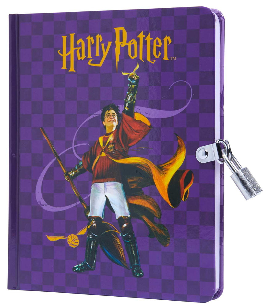 Harry Potter: Quidditch Lock & Key Diary - Stationery - Image - Pop Weasel