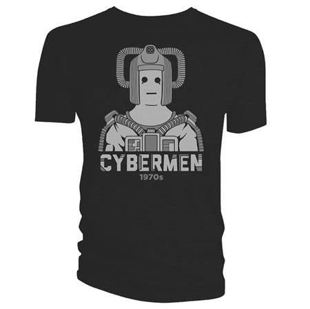 Doctor Who Cybermen 1970 T-shirt L - Image - Clothing - Image - Pop Weasel