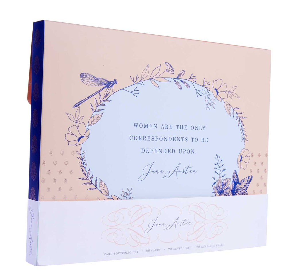 Jane Austen Card Portfolio Set (Set of 20 Cards) - Stationery - Image - Pop Weasel