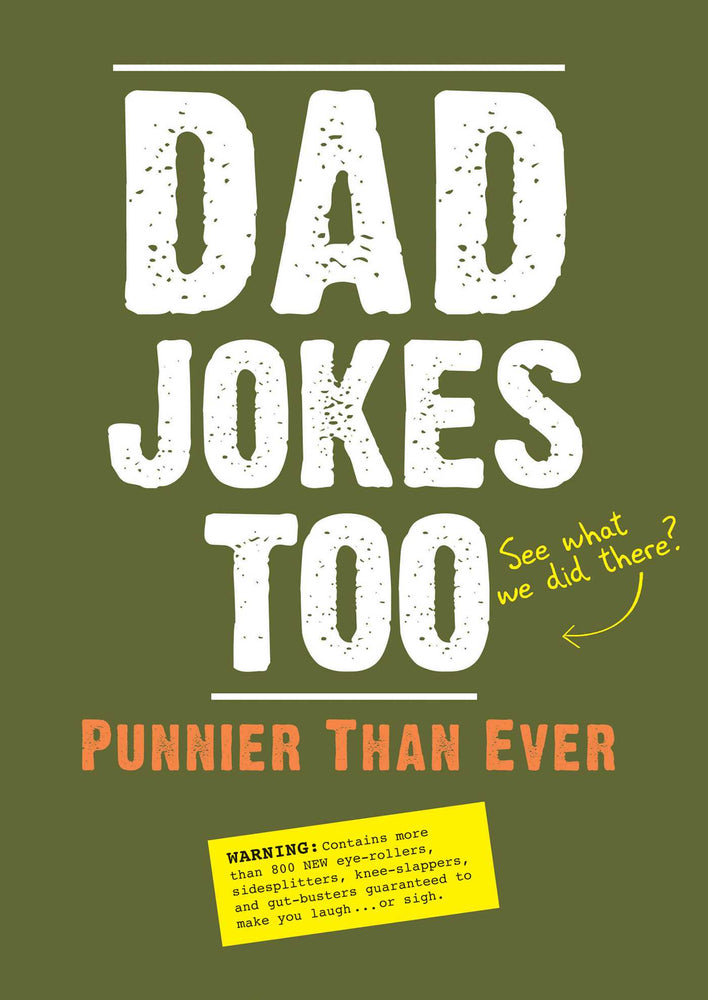 Dad Jokes Too: Punnier Than Ever - Books - Image - Pop Weasel