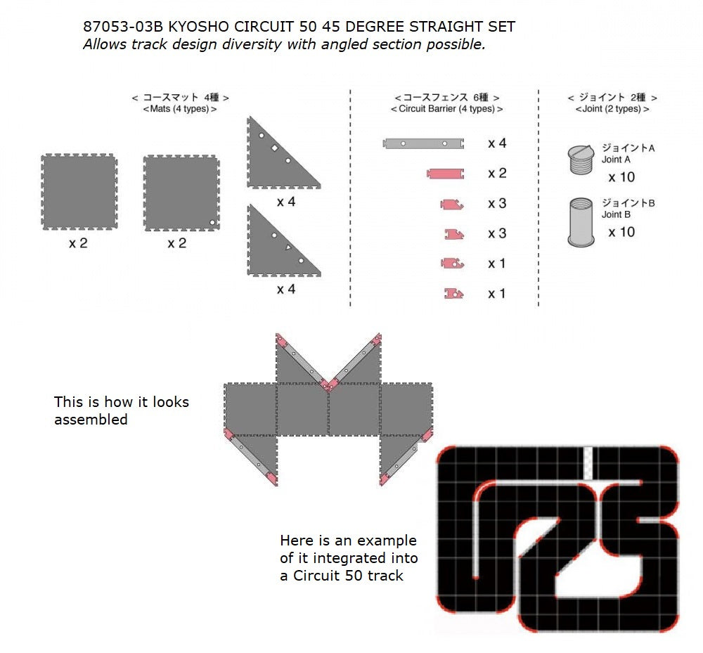 Mini Z Circuit 50 45 deg(12) - Model - Image - Pop Weasel