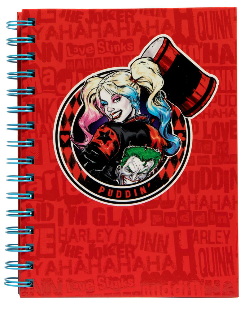 DC Comics: Harley Quinn Spiral Notebook - Stationery - Image - Pop Weasel
