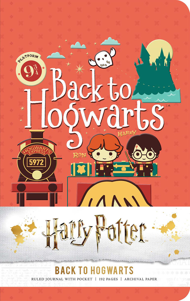 Harry Potter: Back to Hogwarts Ruled Pocket Journal - Stationery - Image - Pop Weasel