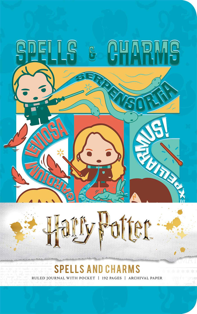 Harry Potter: Spells and Charms Ruled Pocket Journal - Stationery - Image - Pop Weasel