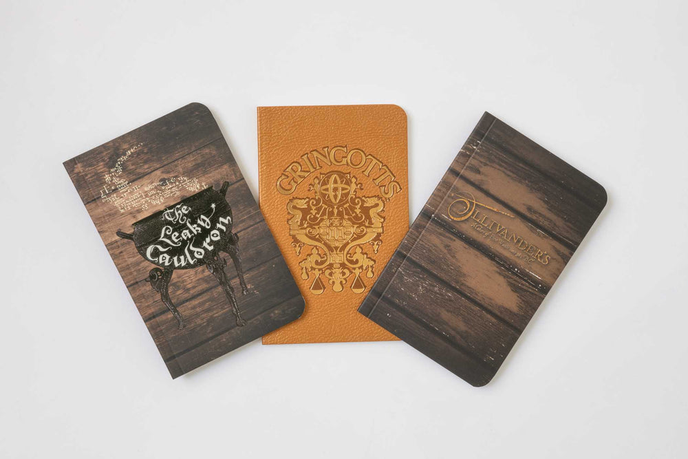 Harry Potter: Diagon Alley Pocket Notebook Collection (Set of 3) - Stationery - Image - Pop Weasel