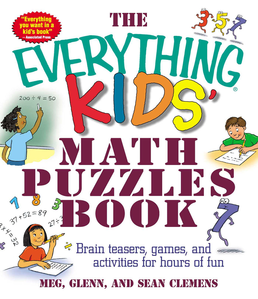 The Everything Kids' Math Puzzles Book: Brain Teasers, Games, and Activities for Hours of Fun - Childrens Books - Image - Pop Weasel
