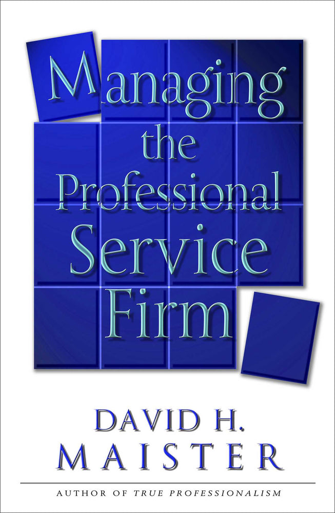 Managing the Professional Service Firm | TPB - Books - Image - Pop Weasel