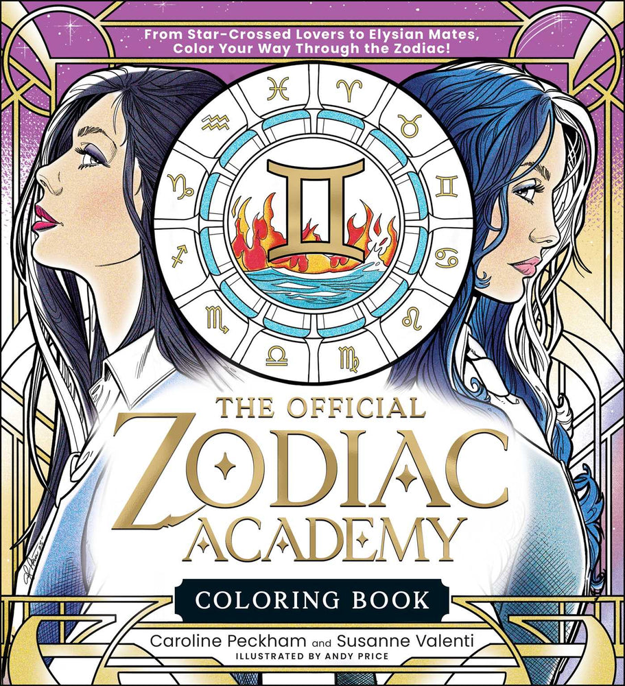 The Official Zodiac Academy Coloring Book: From Star-Crossed Lovers to Elysian Mates, Color Your Way Through the Zodiac! - Books - Image - Pop Weasel