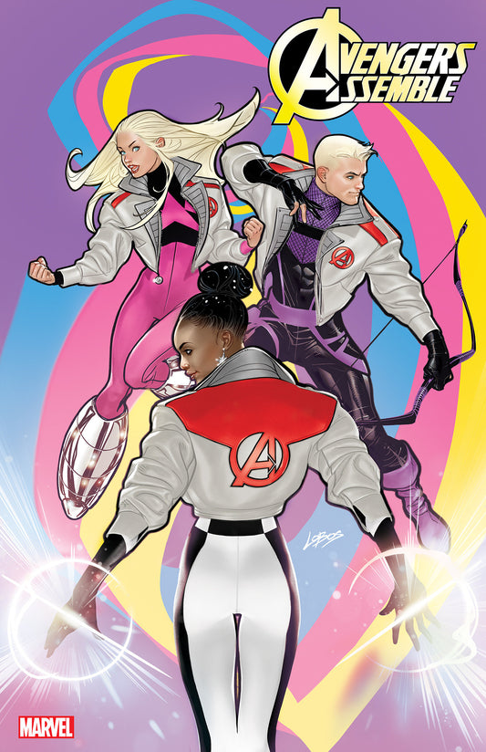 AVENGERS ASSEMBLE #5 PABLO VILLALOBOS AVENGERS JACKET VARIANT image