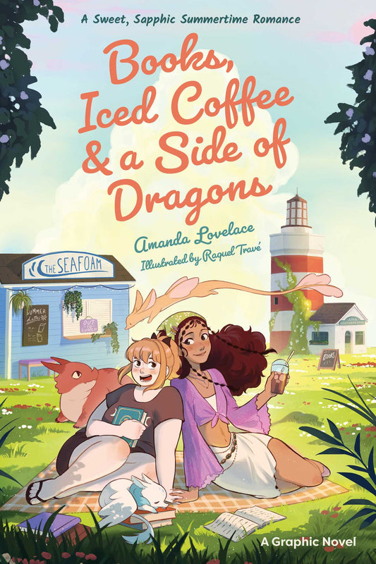 Books, Iced Coffee & a Side of Dragons: A Graphic Novel: A Sweet, Sapphic Summertime Romance