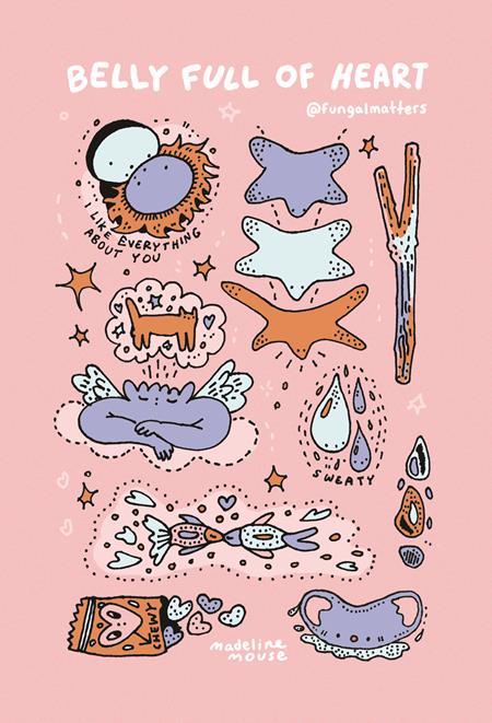 Belly Full Of Heart Sticker Sheet - Image - Collectibles - Image - Pop Weasel